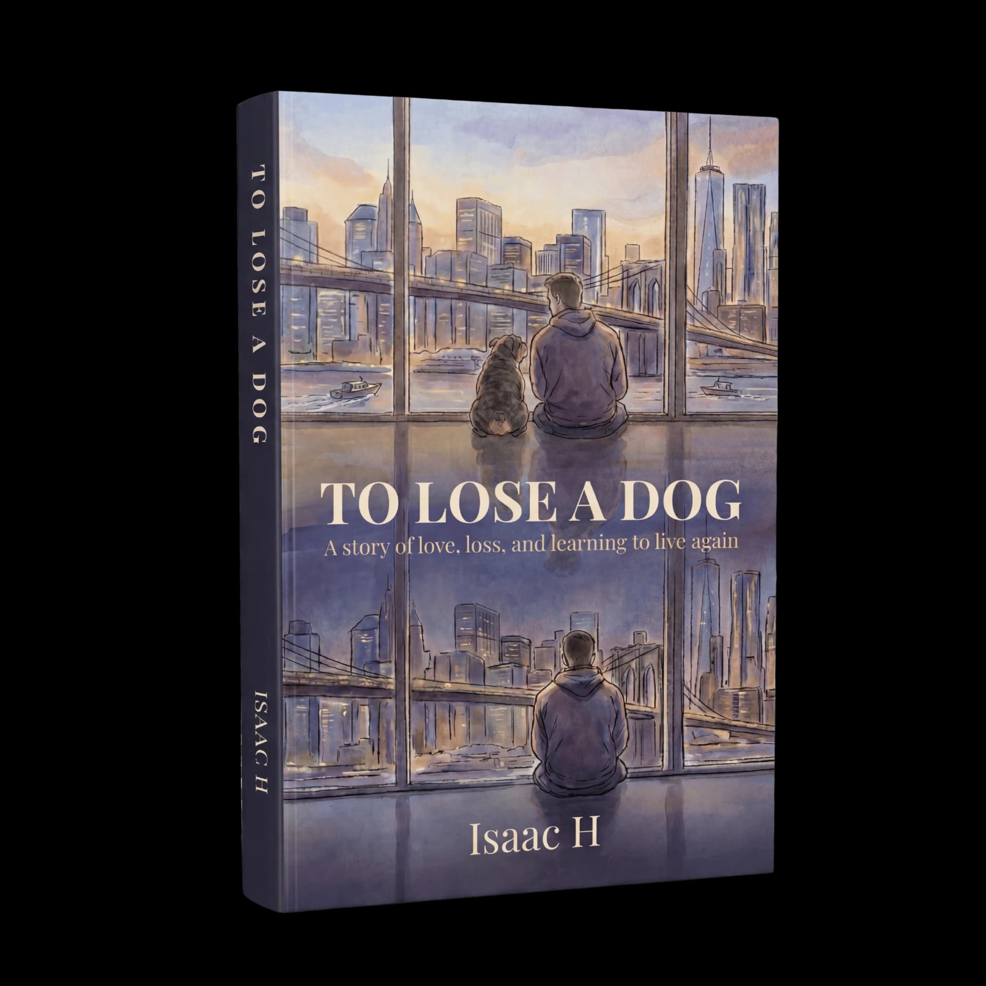 To Lose A Dog book cover featuring Franki the English Bulldog